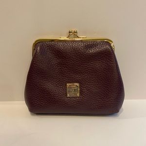 Dooney and Bourke plum coin purse